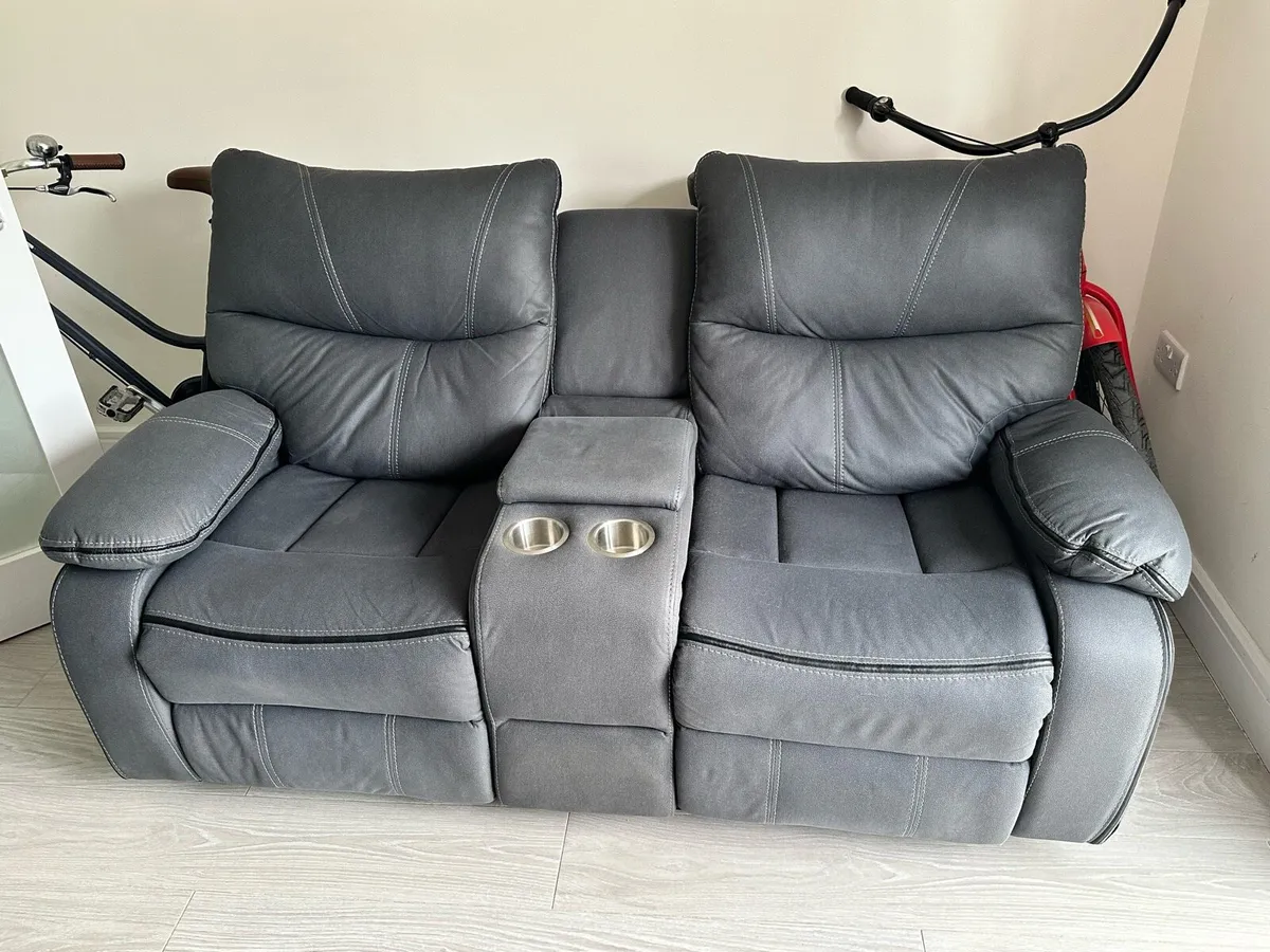 Recliner 2 seater+armchair - Image 3
