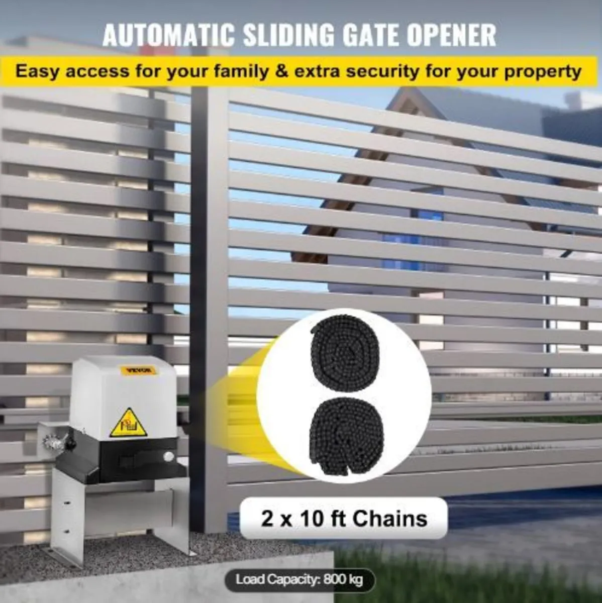 Sliding Gate Opener, AC600 1400Lbs - Image 2