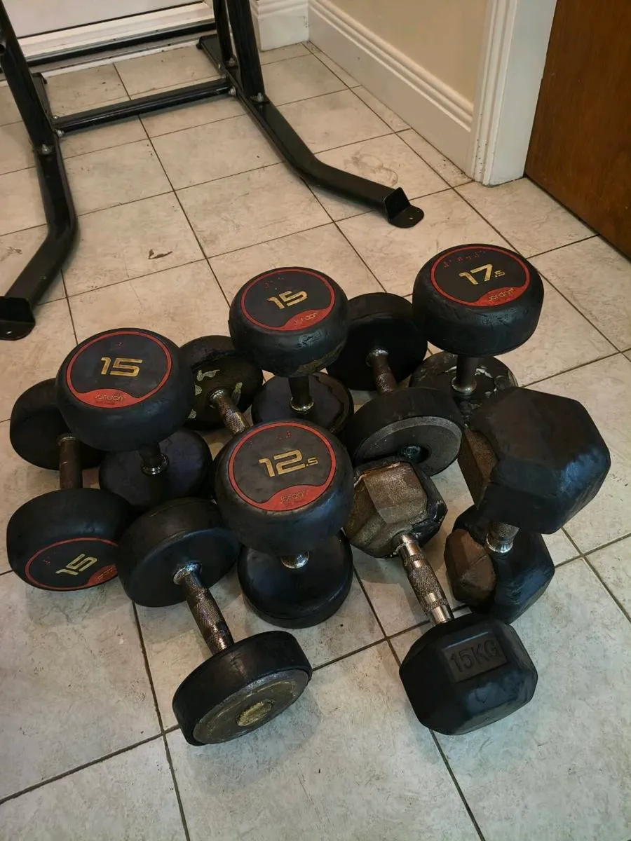 Gym Benches & Dumbbells - Image 4