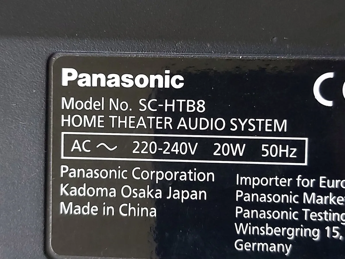 PANASONIC SOUNDBAR Home Theatre Audio System - Image 4