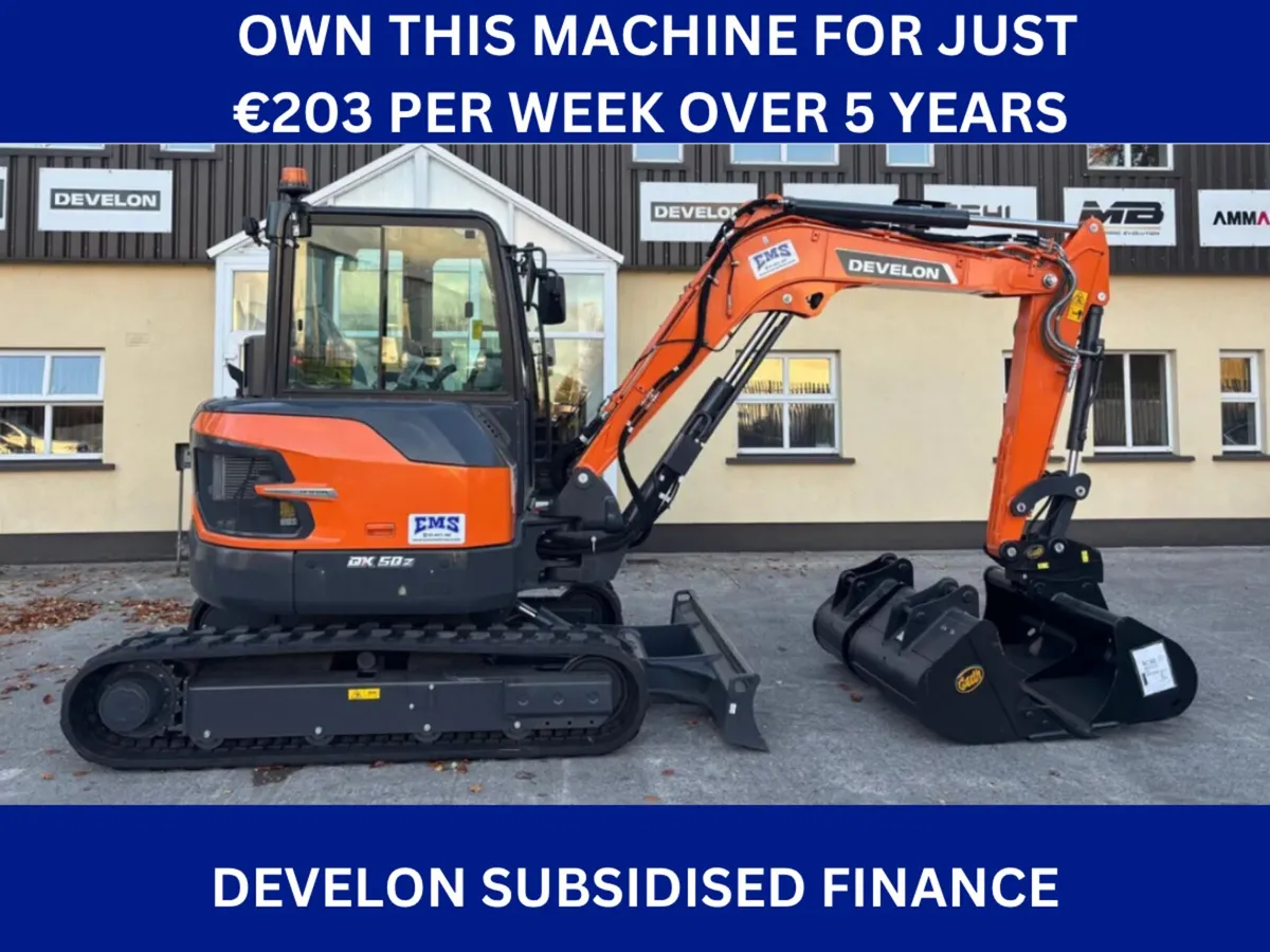 New Develon (Doosan) DX50Z-7 - Image 1