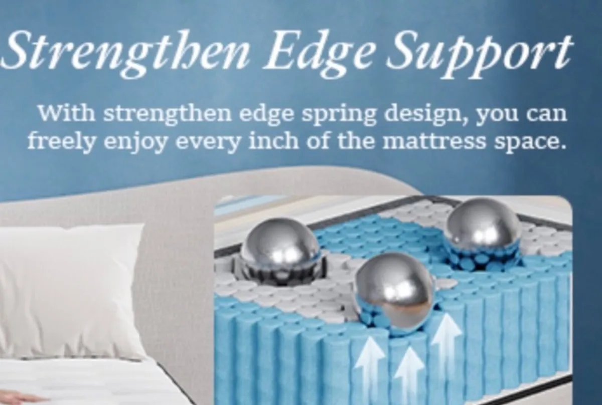 Kingsize Mattress 5ft 25cm Memory Foam & Pocketed - Image 2