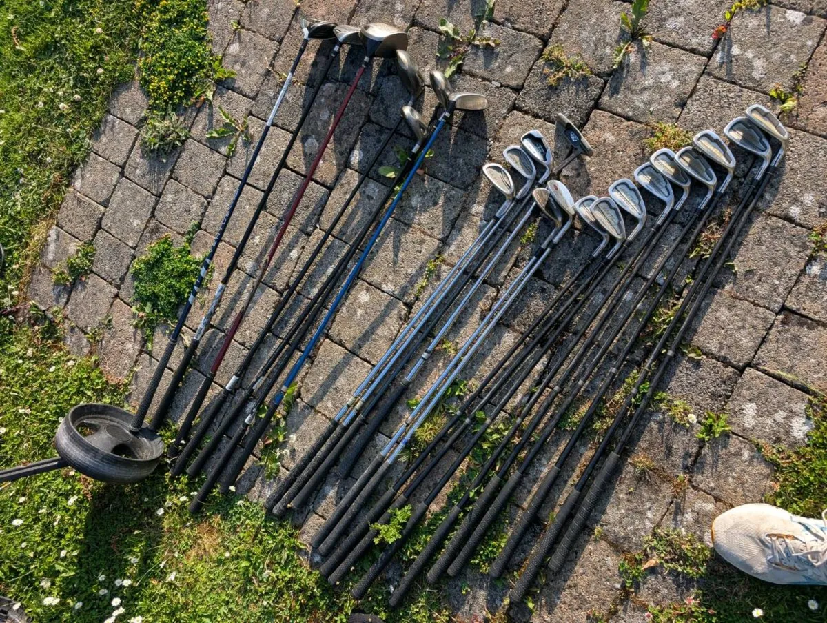 Adult Golf clubs sim and free golf trolley - Image 4
