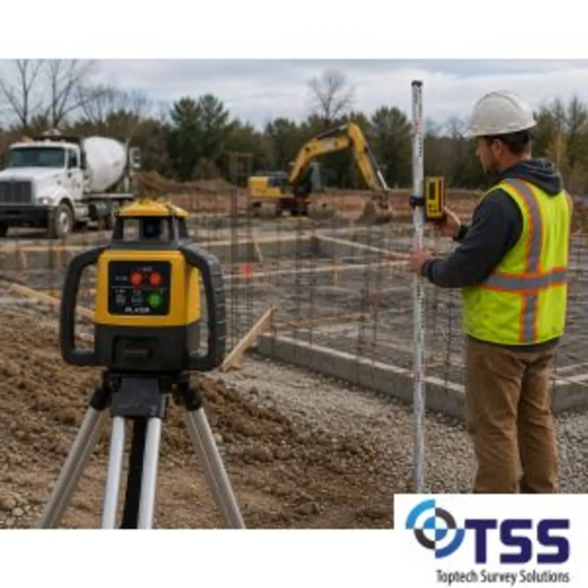 Topcon Laser Level RL-H5A with LS-100D T&S - Image 2