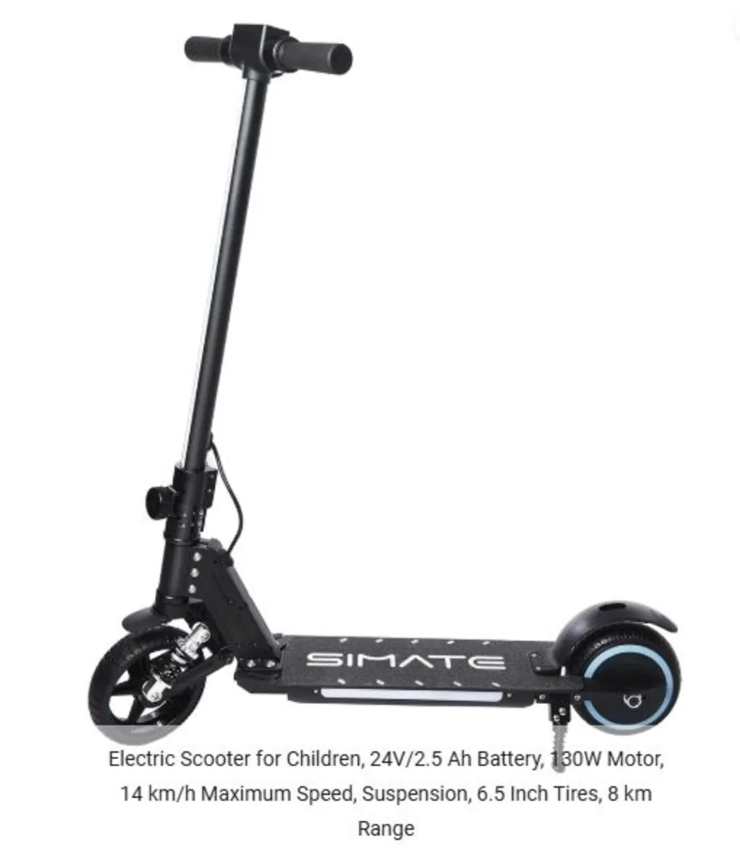 Electric Scooter for Children, 24V/2.5 Ah Battery - Image 2