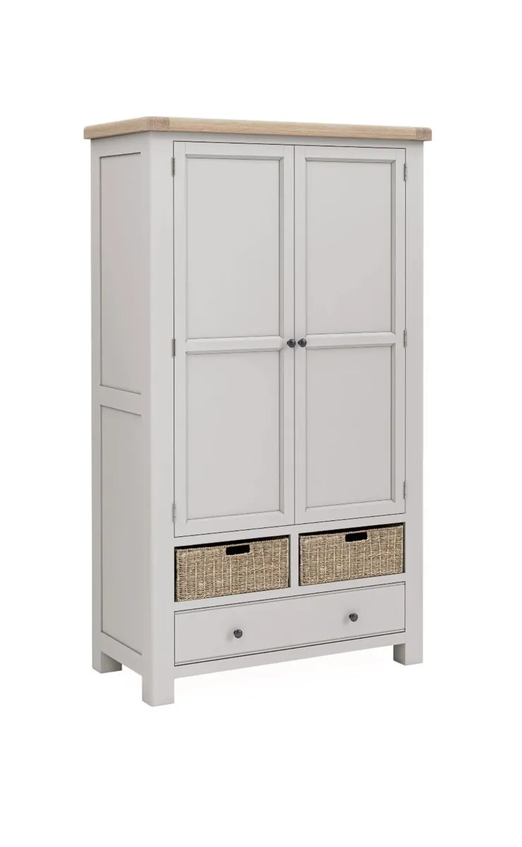 Salcombe Larder Unit - Stone Grey only 1 available - Image 3