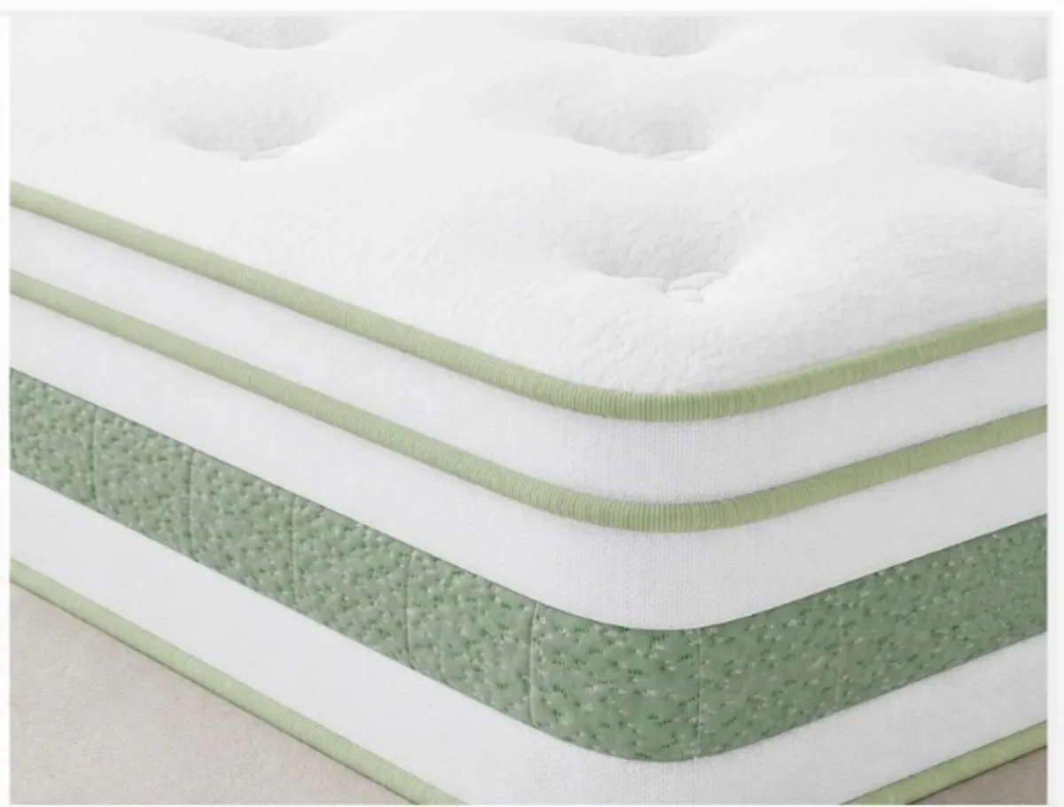 King Size Mattress 5FT, 10 Inch Gel Memory Foam Po - Image 4