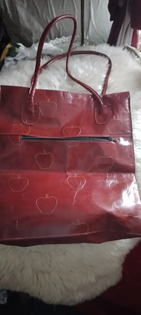 Leather bag.large. dark red - Image 2