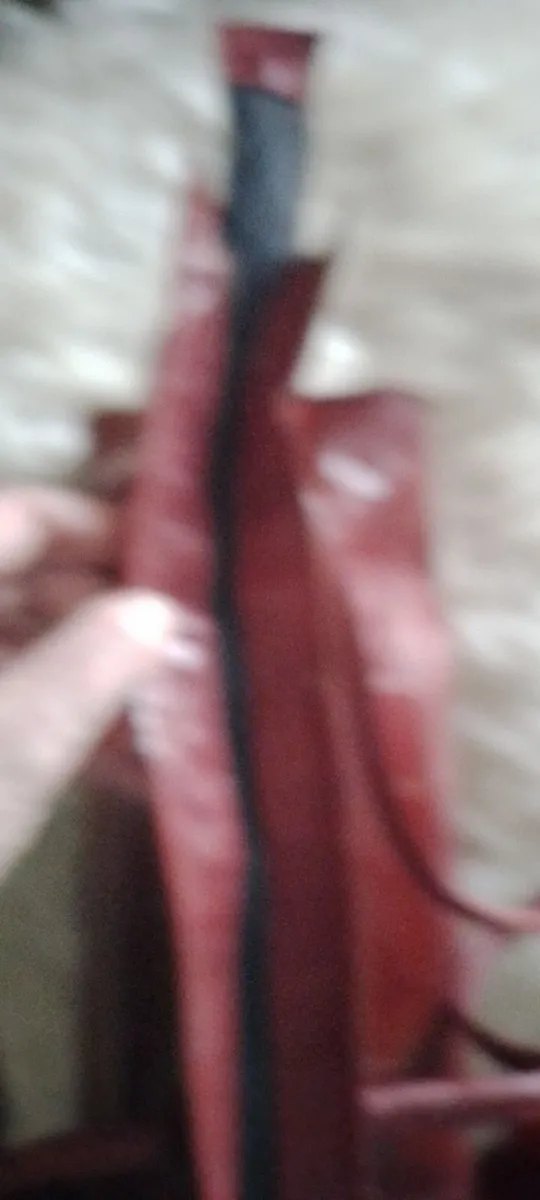 Leather bag.large. dark red - Image 3
