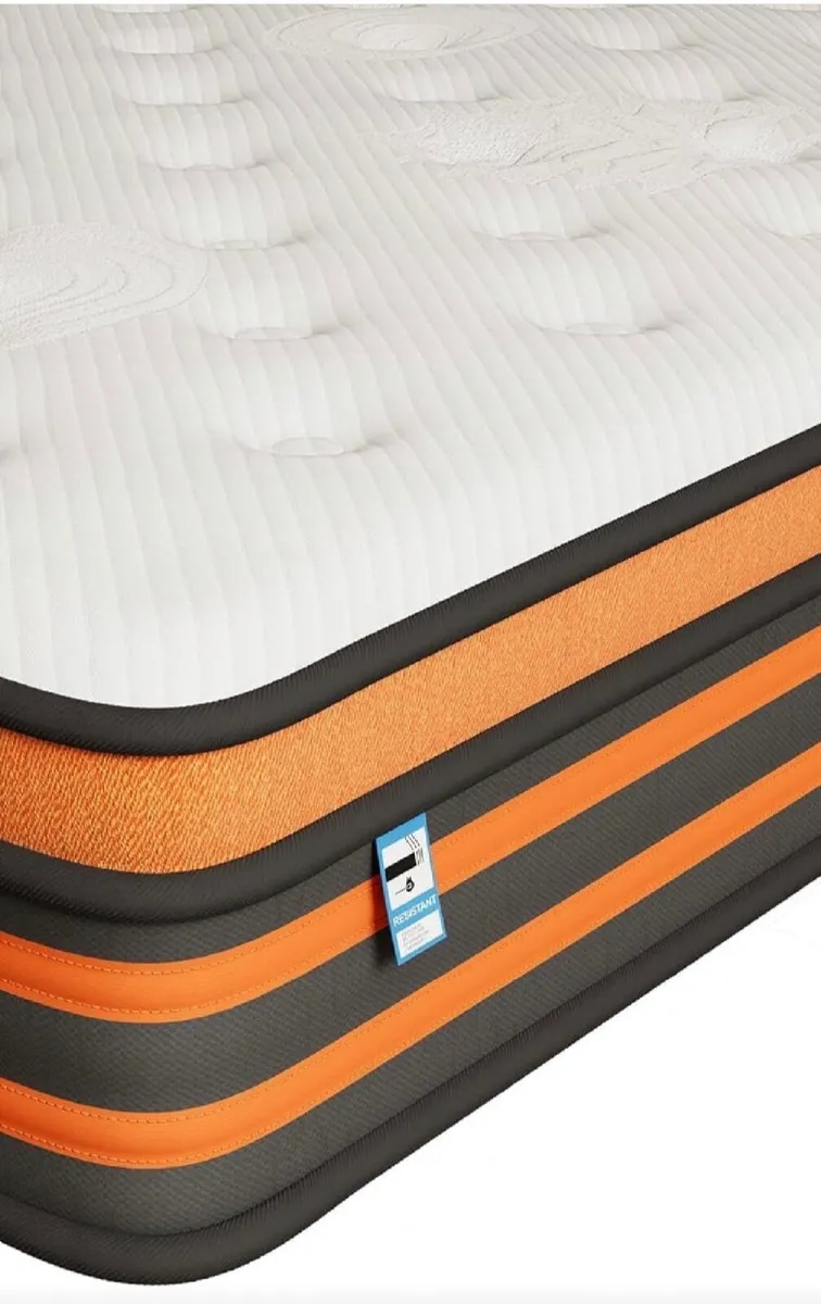 King Size Mattress, 10 Inch 9 Zone Orthopedic Matt - Image 3