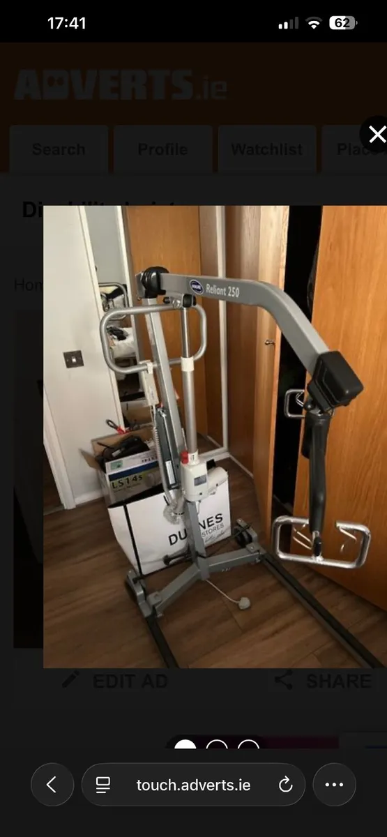 Medical disability hoist