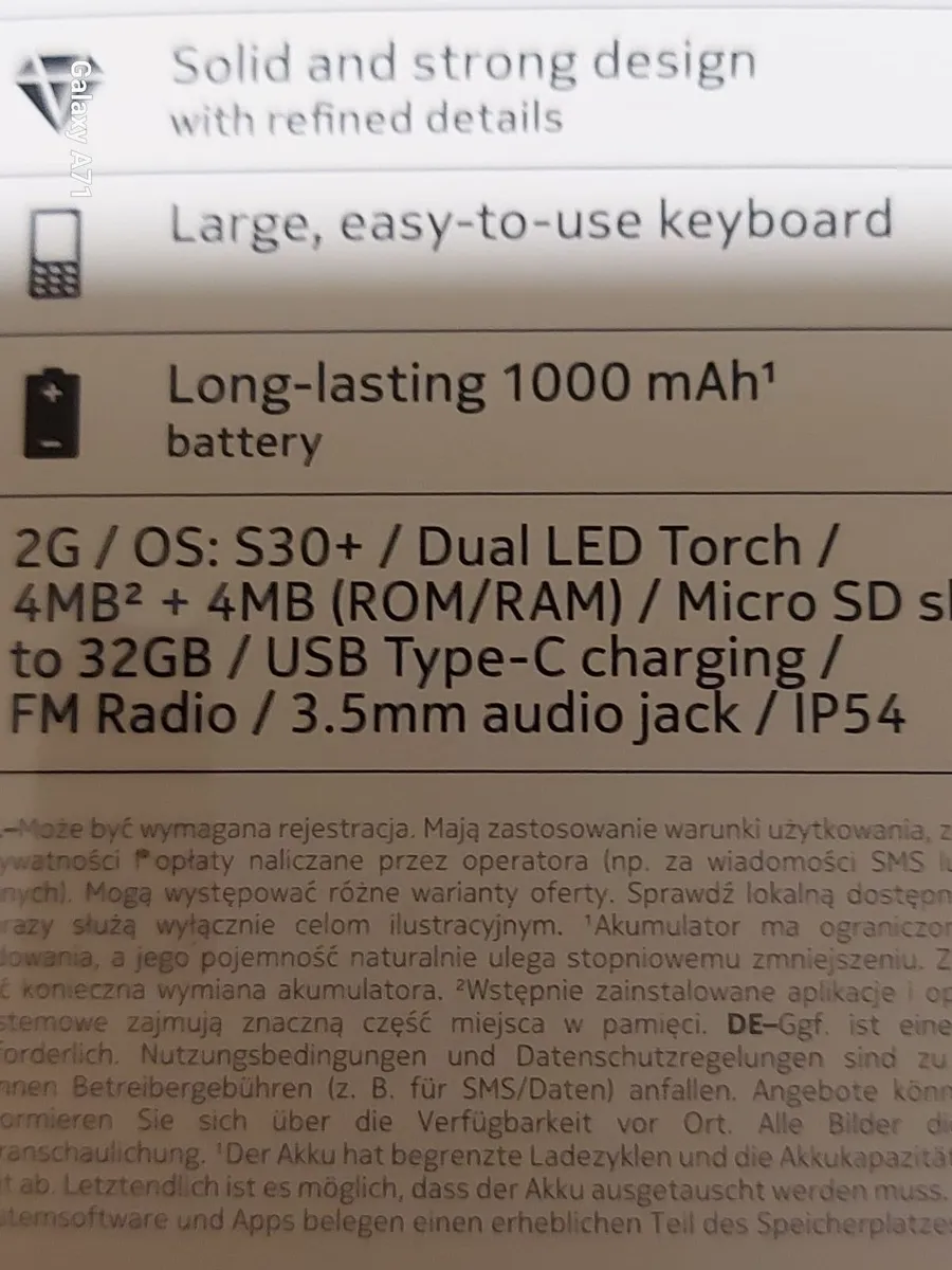 NEW AND SEALED Nokia 105 Dual Sim Mobile - Image 3