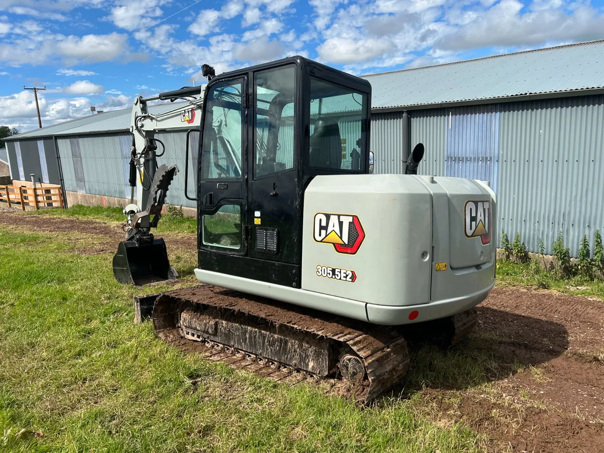 2019 Caterpillar 305.5E2 (C/W Thumb grab) - Image 3