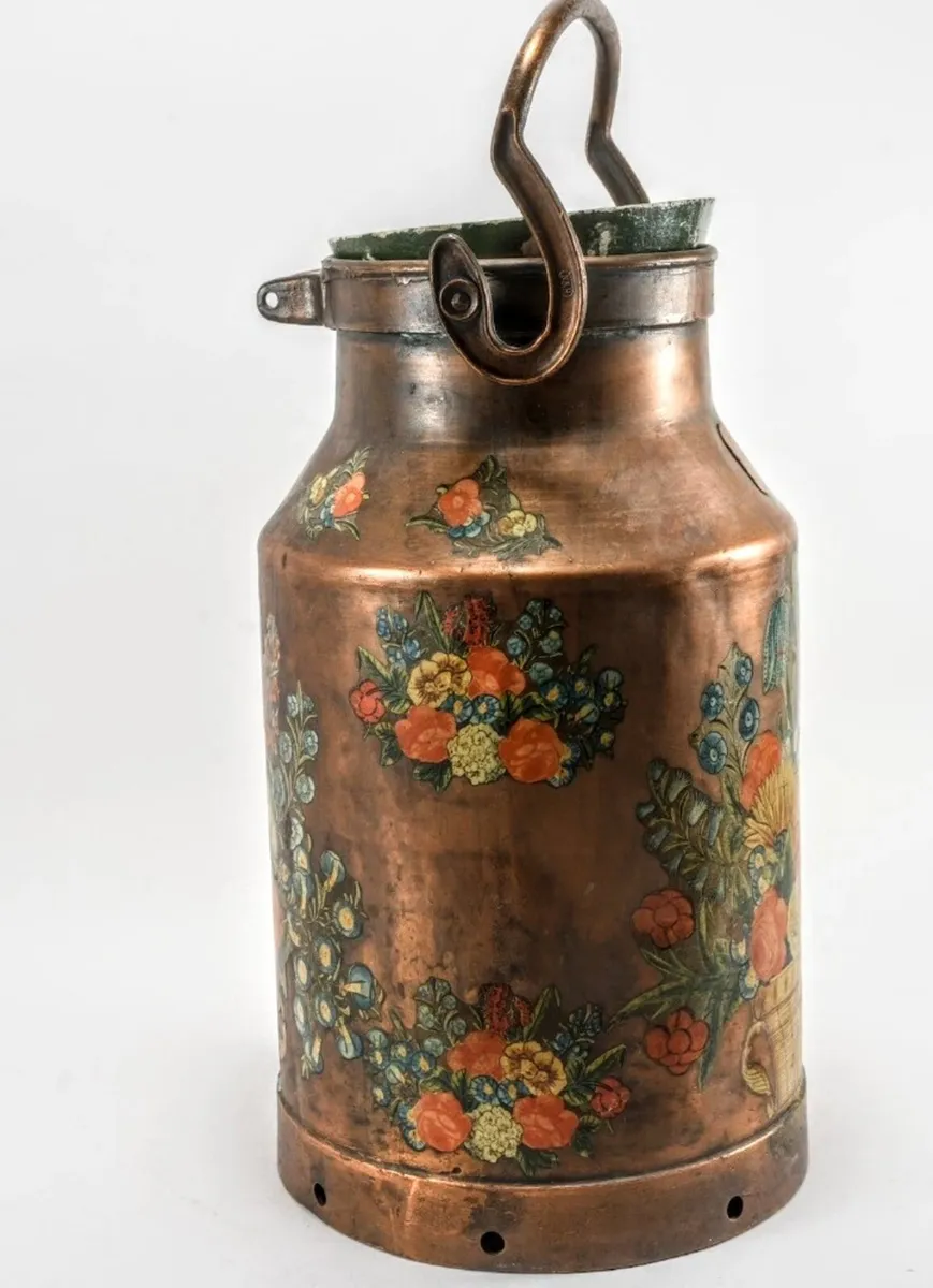 Heavy vintage German Milk churn stamped - Image 2