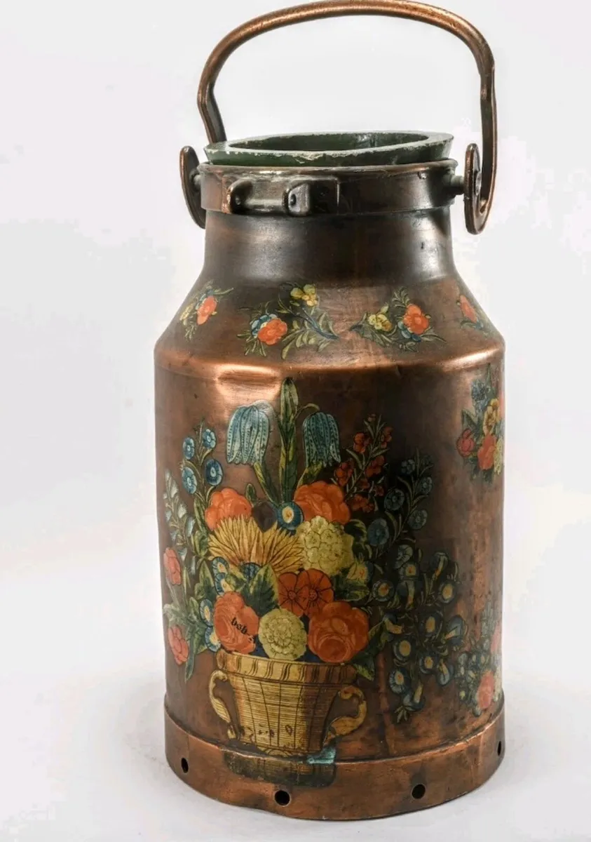 Heavy vintage German Milk churn stamped - Image 3