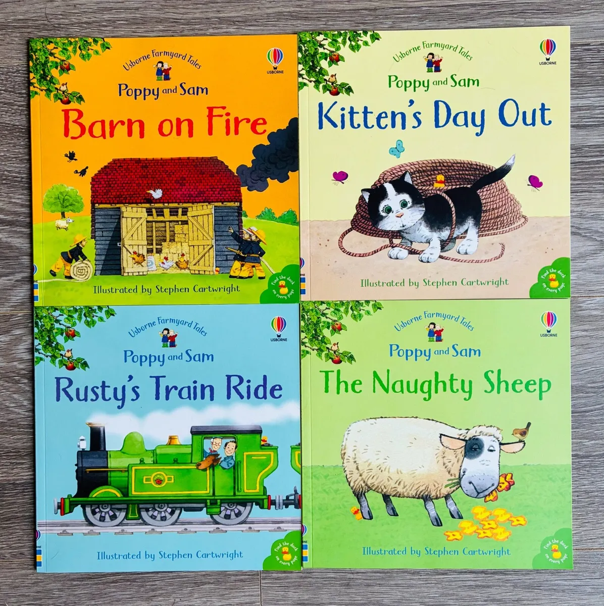NEW Usborne Farmyard Tales - Poppy & Sam Books