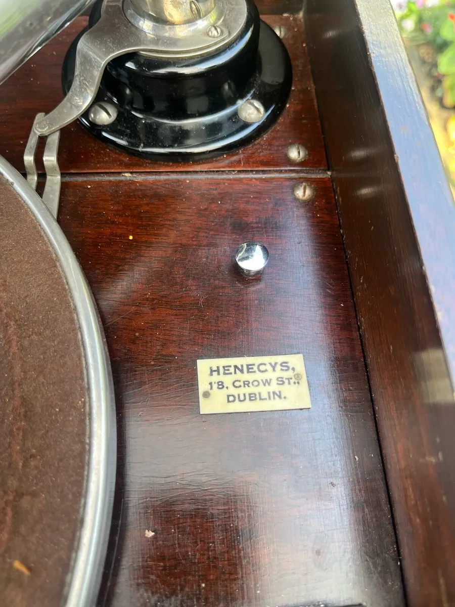 Antique HMV Gramophone - Image 3