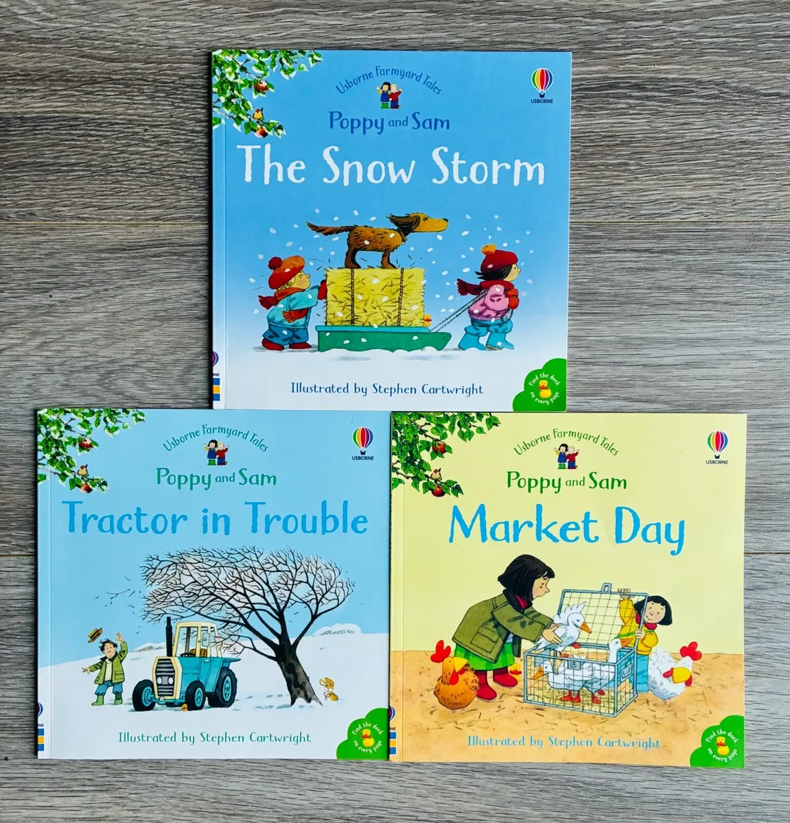 NEW Usborne Farmyard Tales Books - Poppy & Sam Boo
