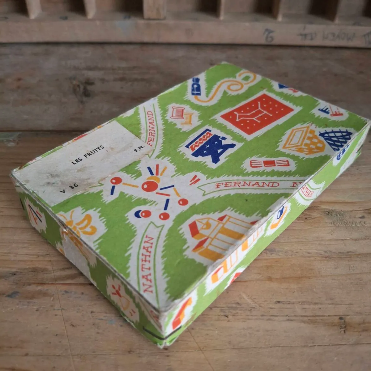 1950s 'Les Fruits' Printer Blocks - Image 3