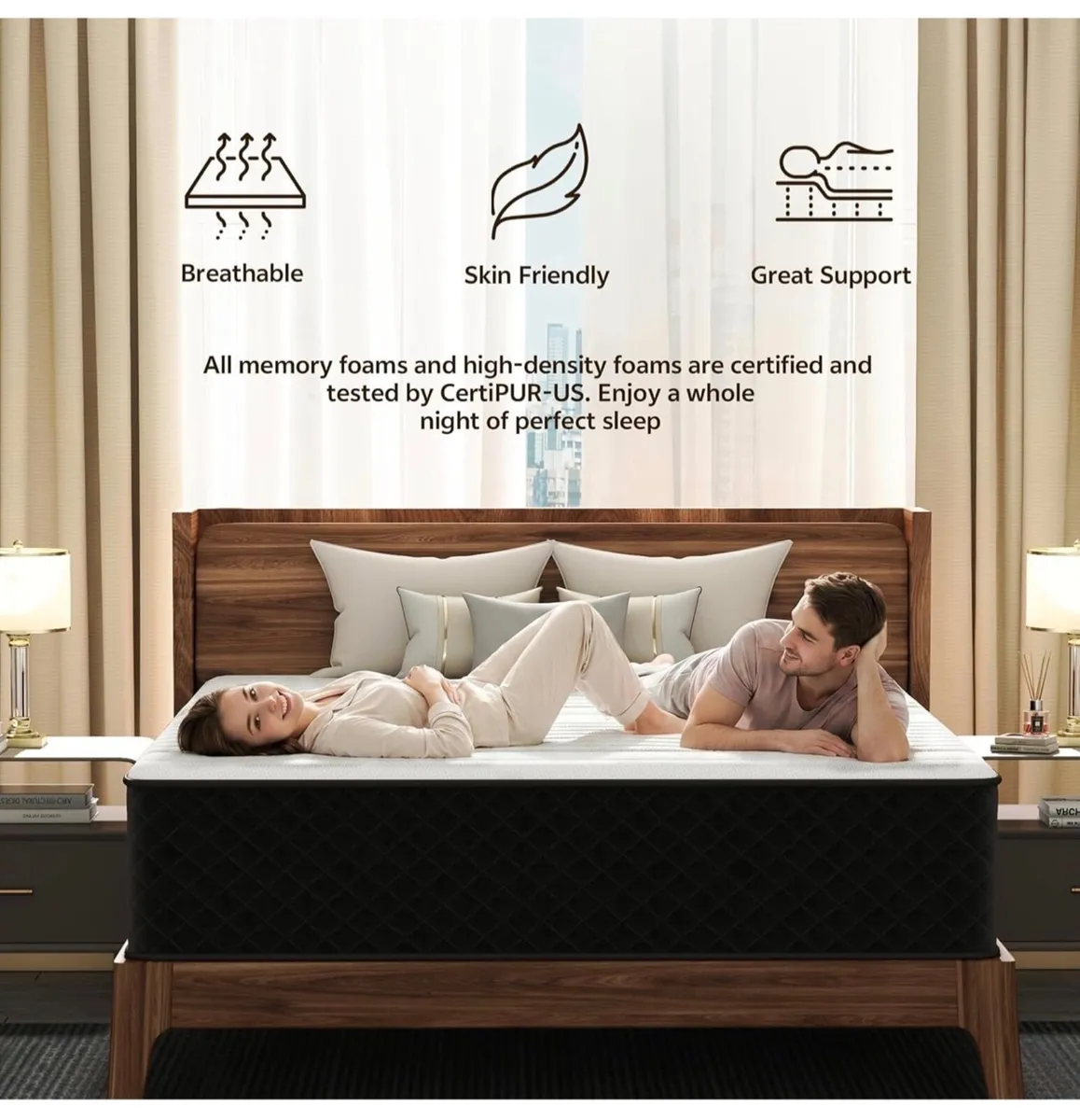 Hybrid Firm Kingsize Mattress (150x200cm) – Extra - Image 3