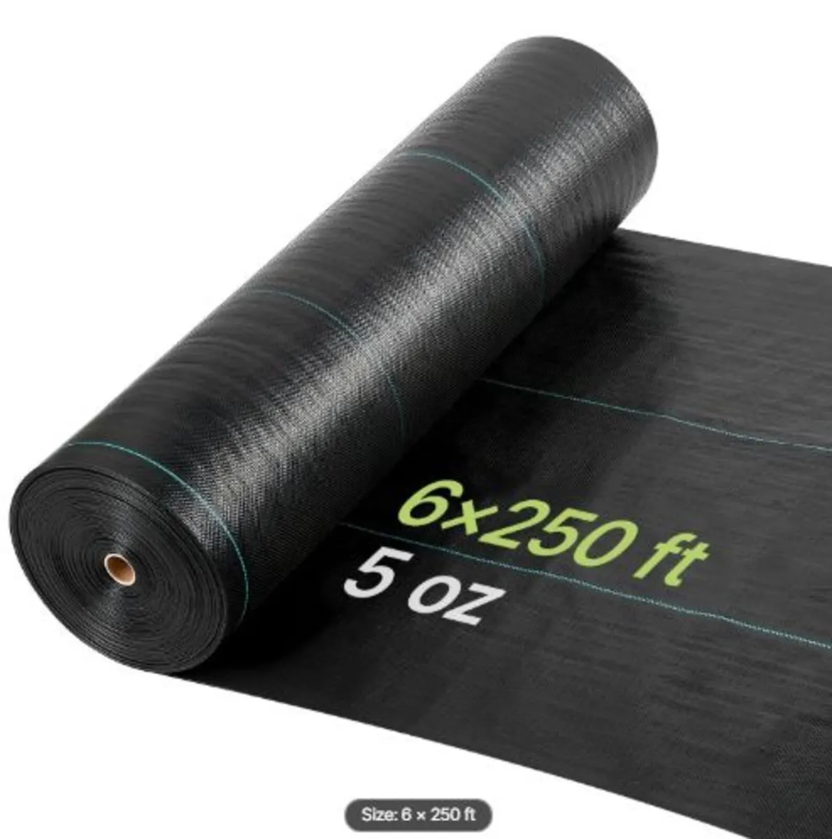 Weed Barrier Fabric Heavy Duty, 1.8x76.2m 141.7g - Image 1