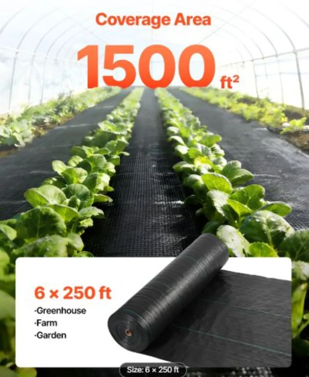 Weed Barrier Fabric Heavy Duty, 1.8x76.2m 141.7g - Image 2