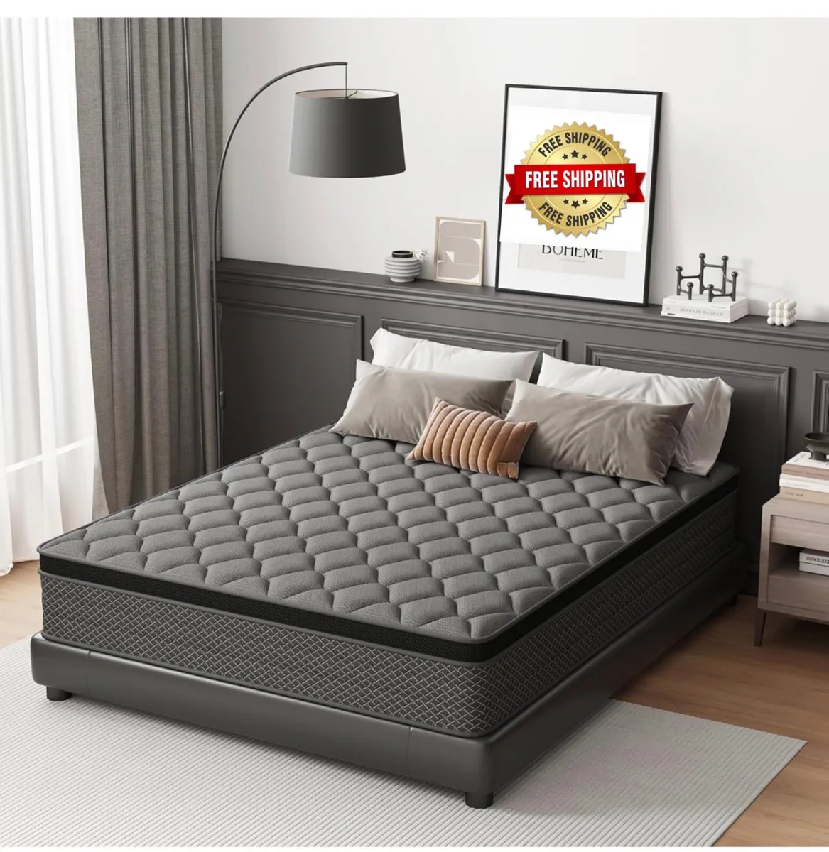 King Mattress 5FT, 10 Inch Foam and Spring Hybrid - Image 1