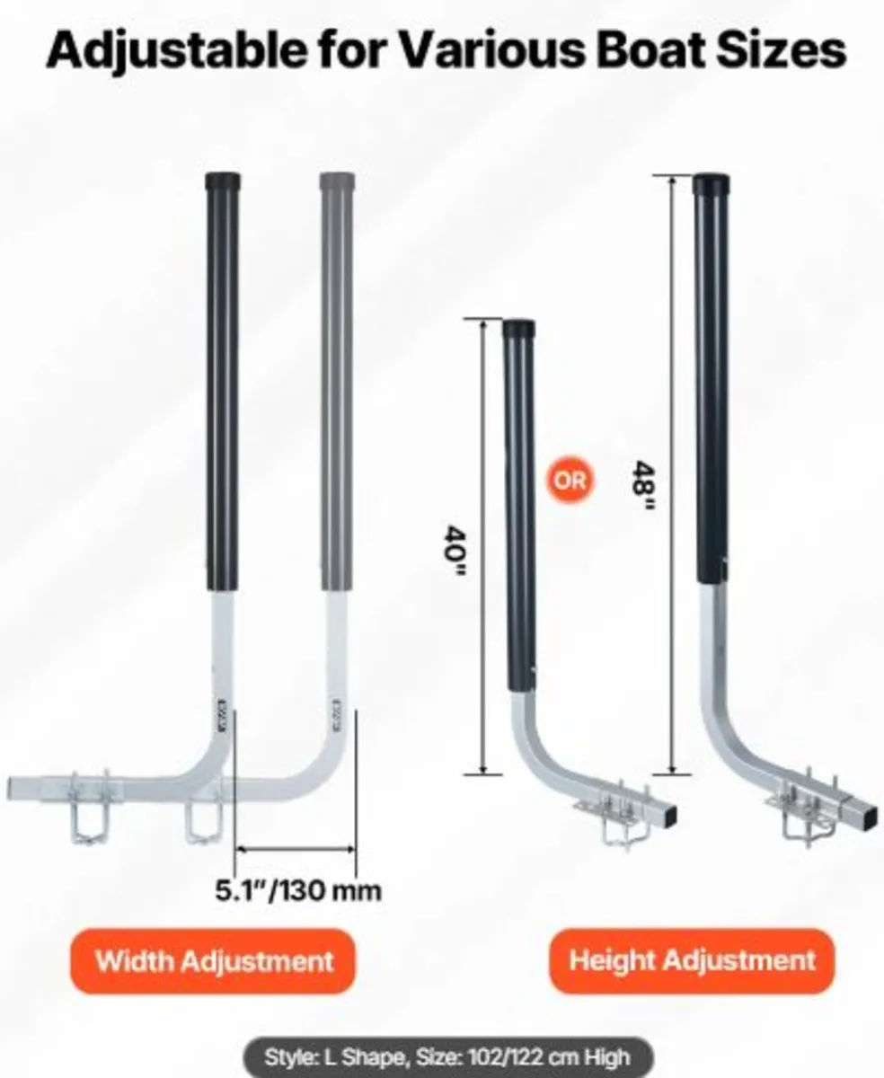 Boat Trailer Guides, 1016 mm/1219 mm Height Guide - Image 3