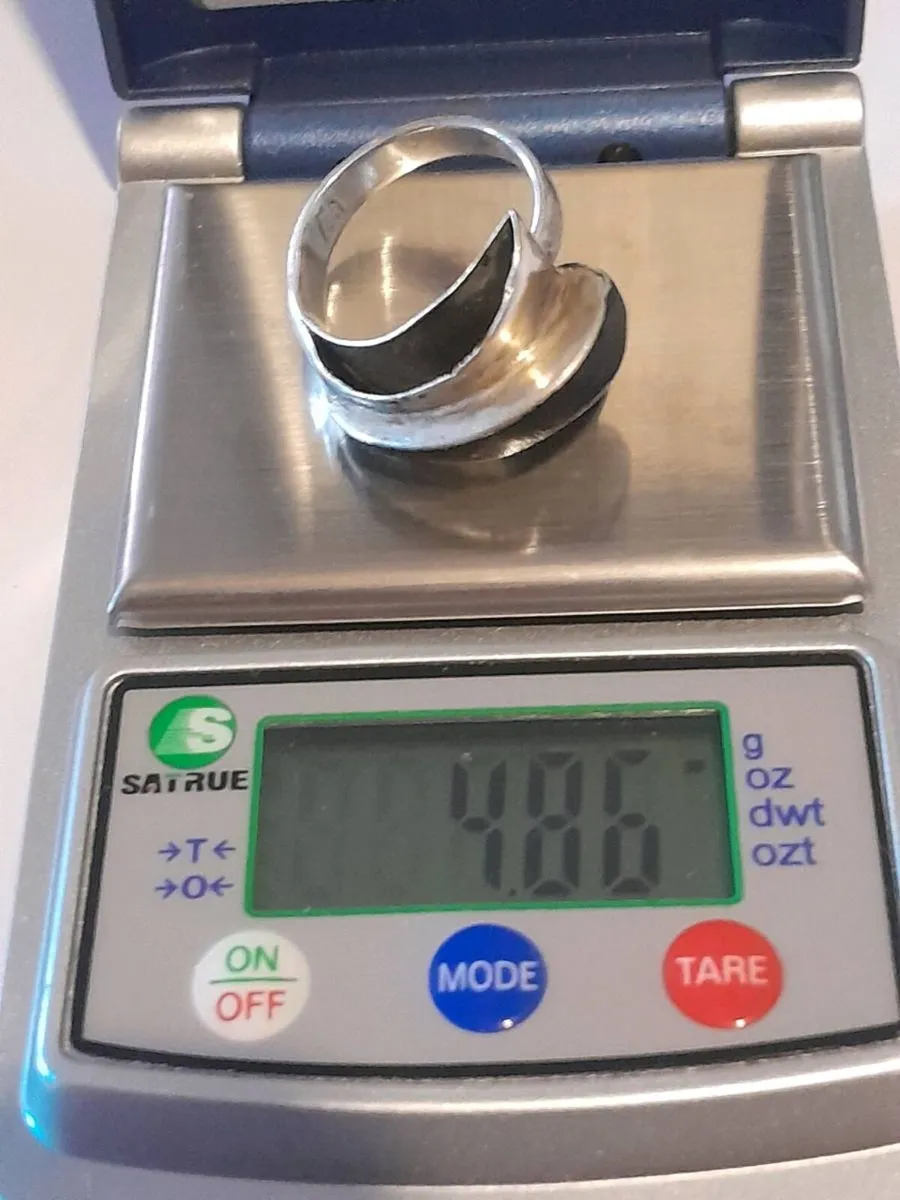Heavy Navajo Sterling silver ring - Image 4
