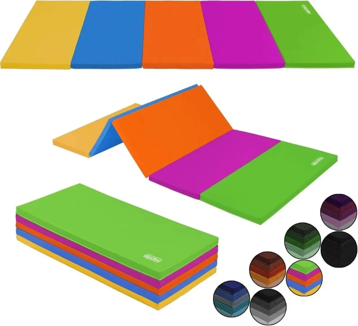 Gymnastics High Bar Kit for Children with Mats - Image 2