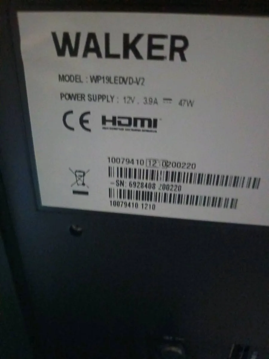 19" Walker TV/DVD Combi - Image 2
