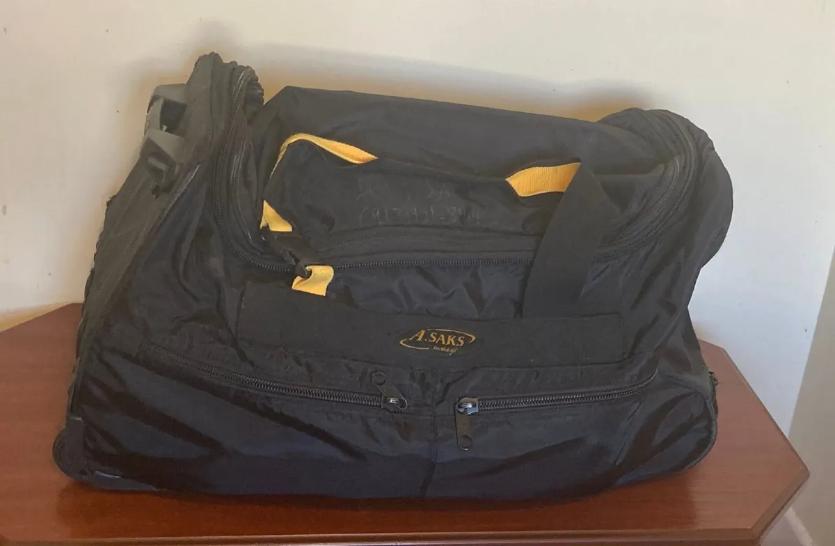 A.SAKS Travel Bag with Wheels – Large Duffel - Image 2