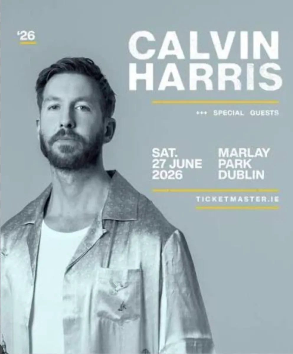 Calvin harris marlay park 27th june concert ticket