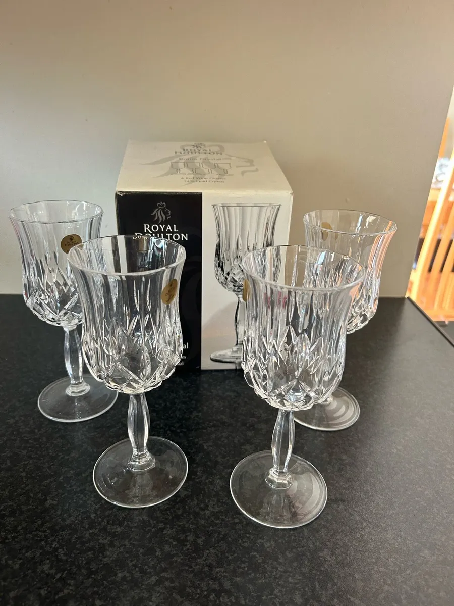 4 Royal Doulton Glasses