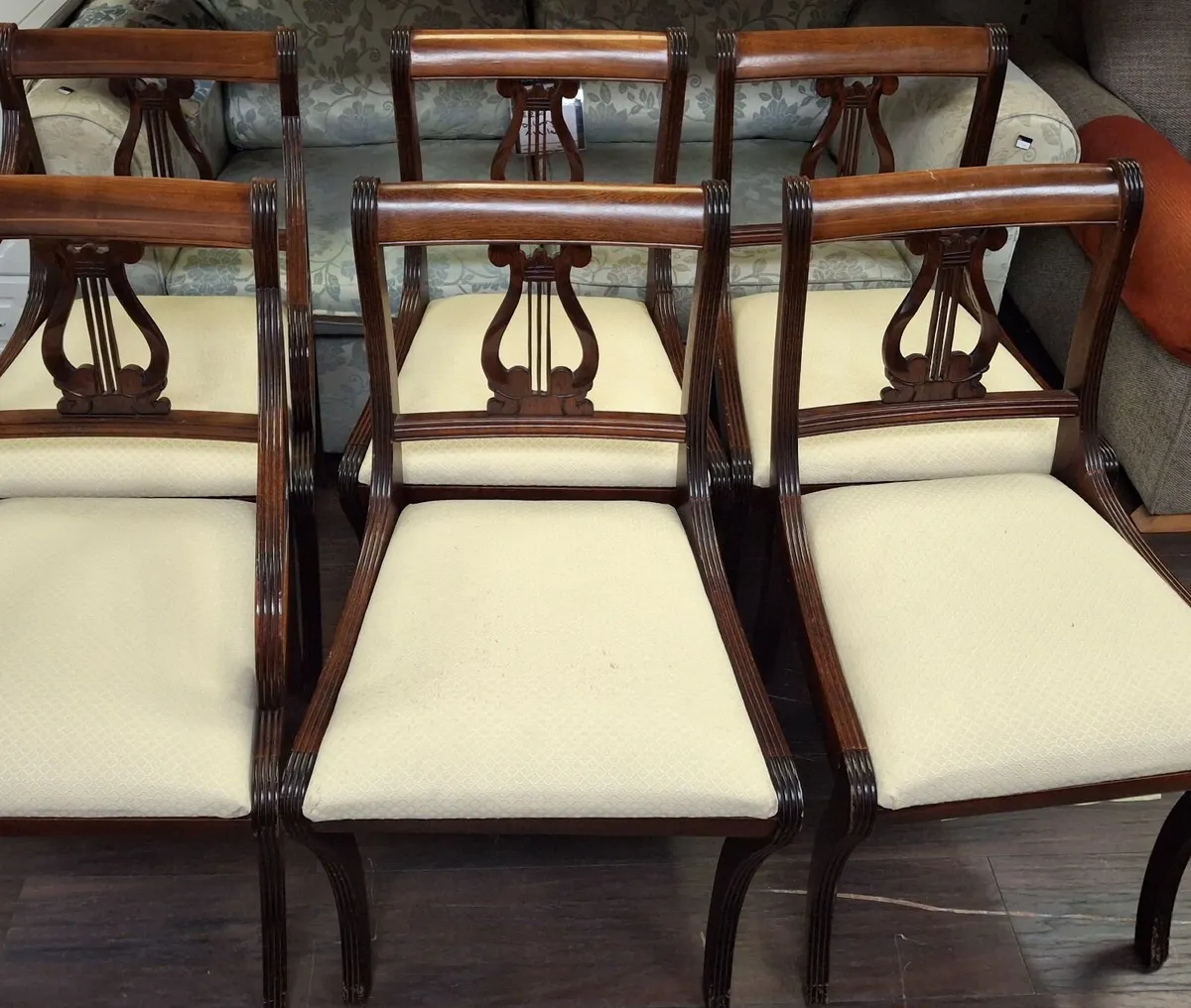 6 Antique Chairs - Image 1