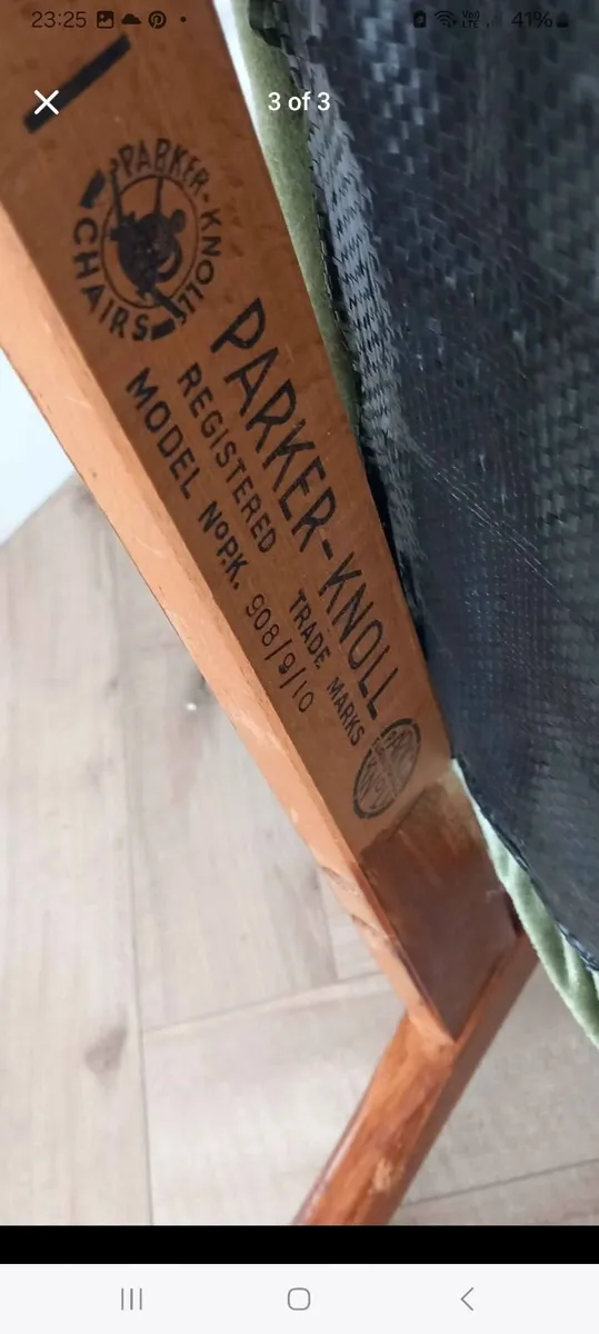 1960s Mid Century Modern Parker Knoll chair - Image 3