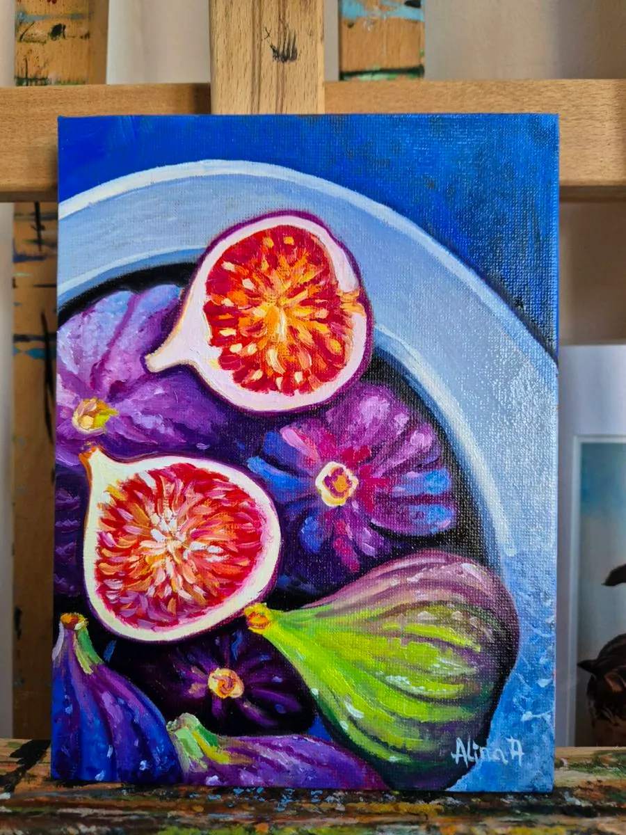 Figs - oil painting on canvas panel - Image 2