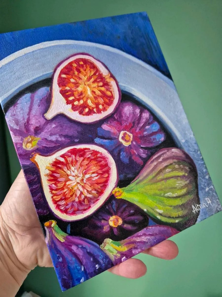 Figs - oil painting on canvas panel - Image 3