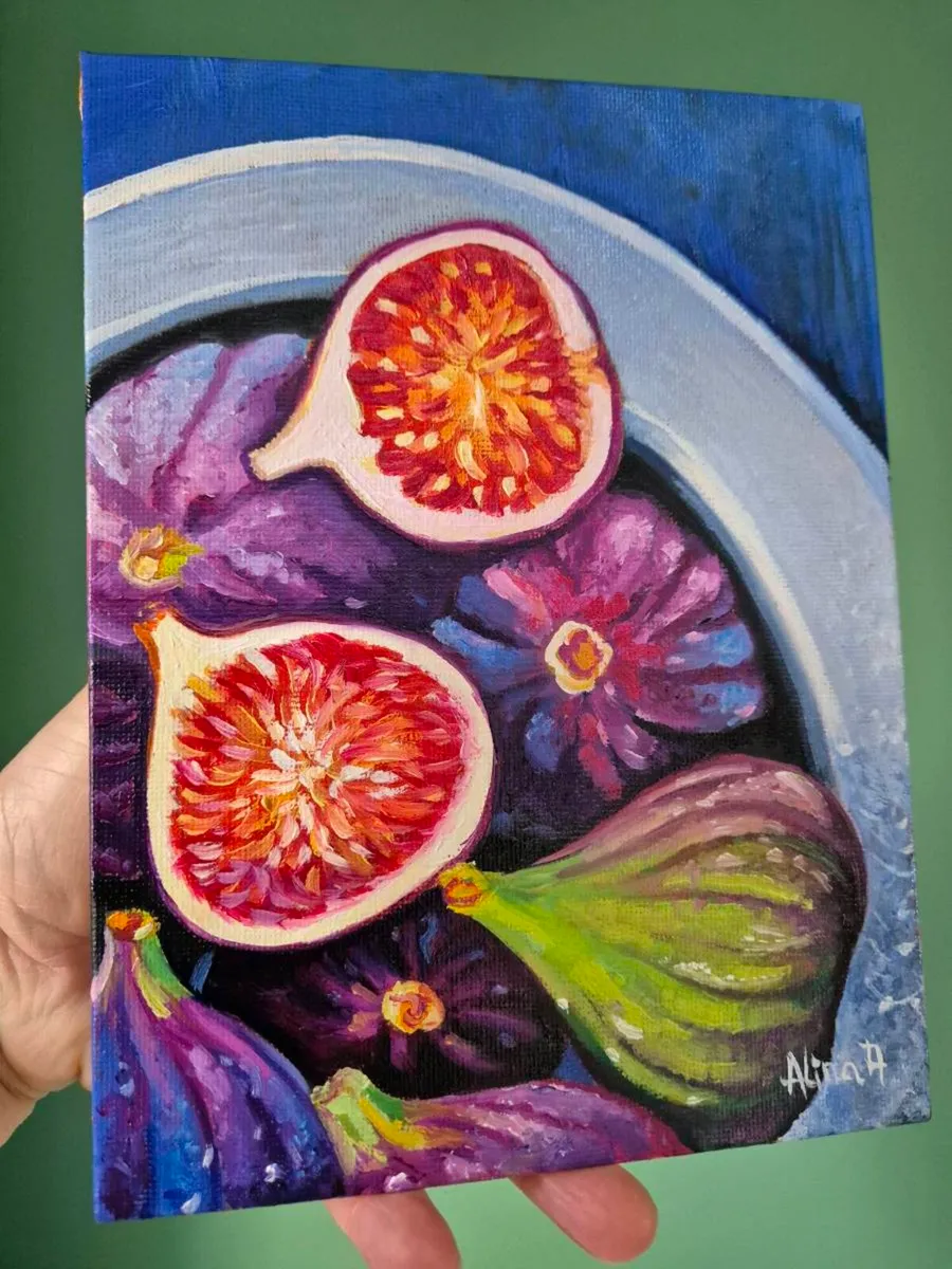 Figs - oil painting on canvas panel - Image 4