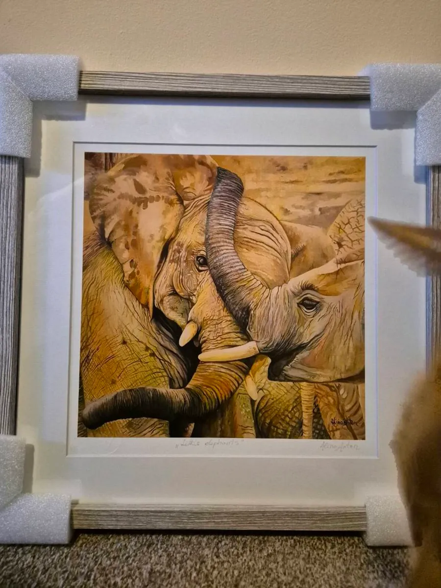 Little Elephants - Art Print - Image 3