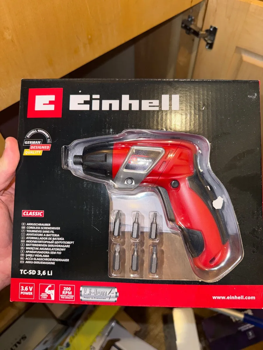 Einhell cordless screw driver