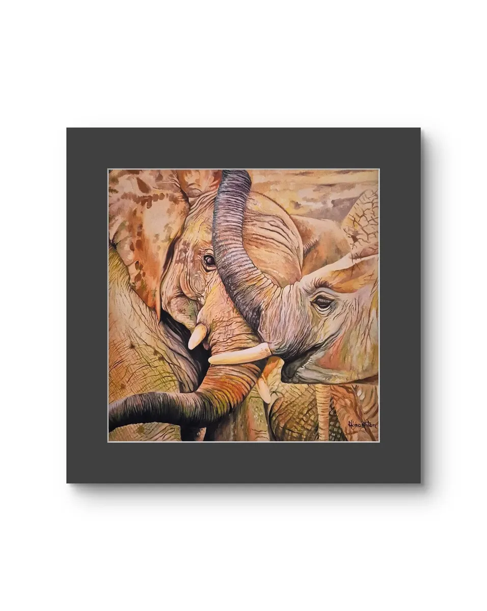 Little Elephants - Art Print - Image 2