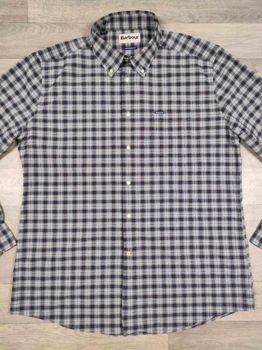 Barbour Button Down Check Shirt Mens XL - Image 2