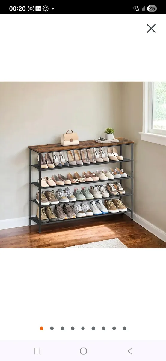 VASAGLE Shoe Rack / Storage Bench - Image 3
