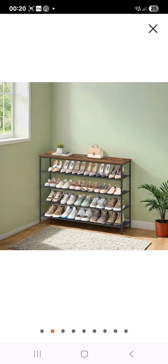 VASAGLE Shoe Rack / Storage Bench - Image 4