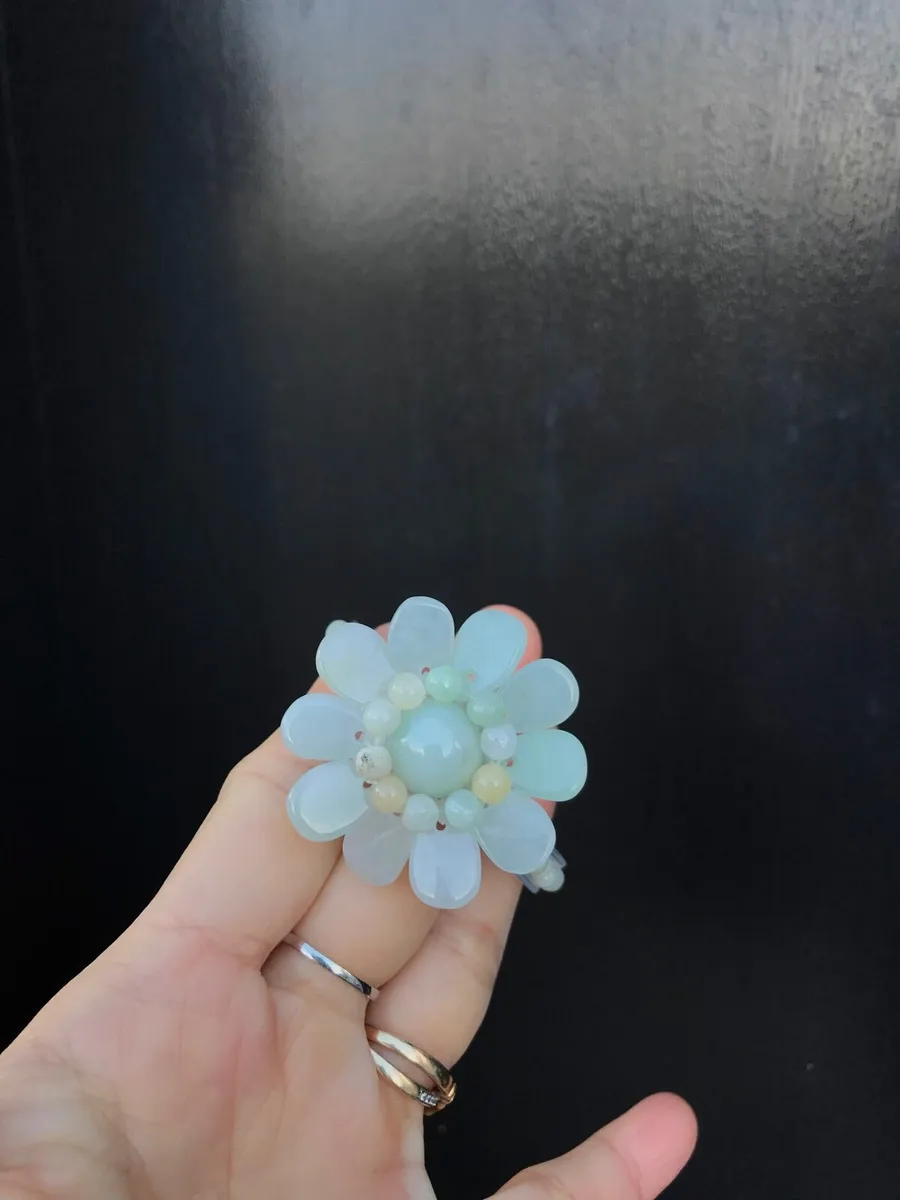 Natural Burma Jadeite Jade Handmade Bracelet - Image 3