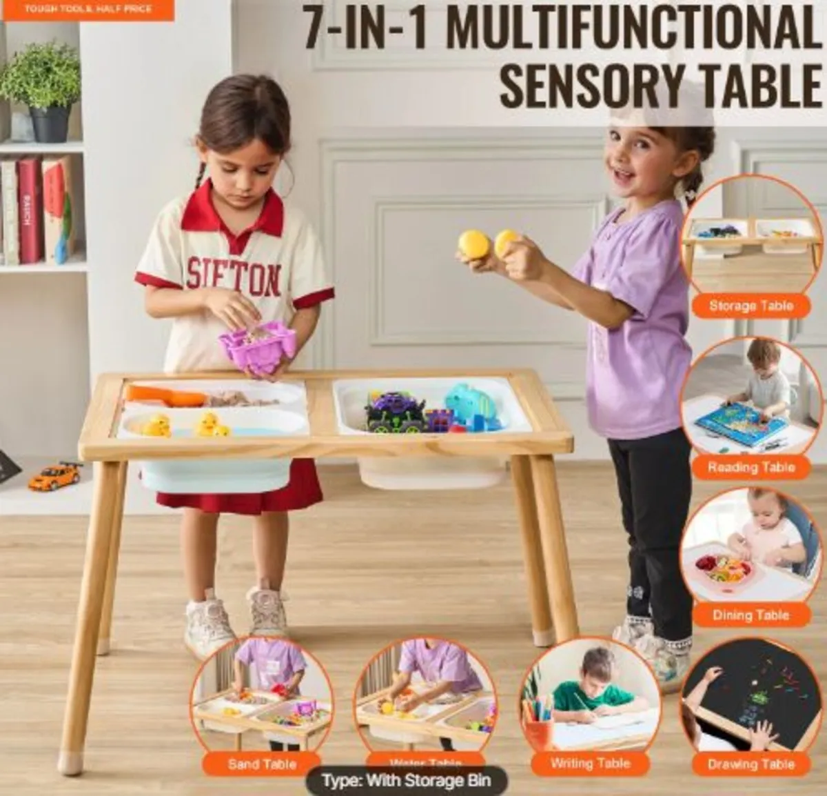 Sensory Table for Toddlers, Kids Activity Table - Image 2