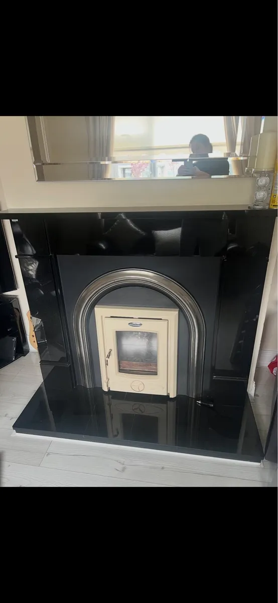 Fireplace and surround