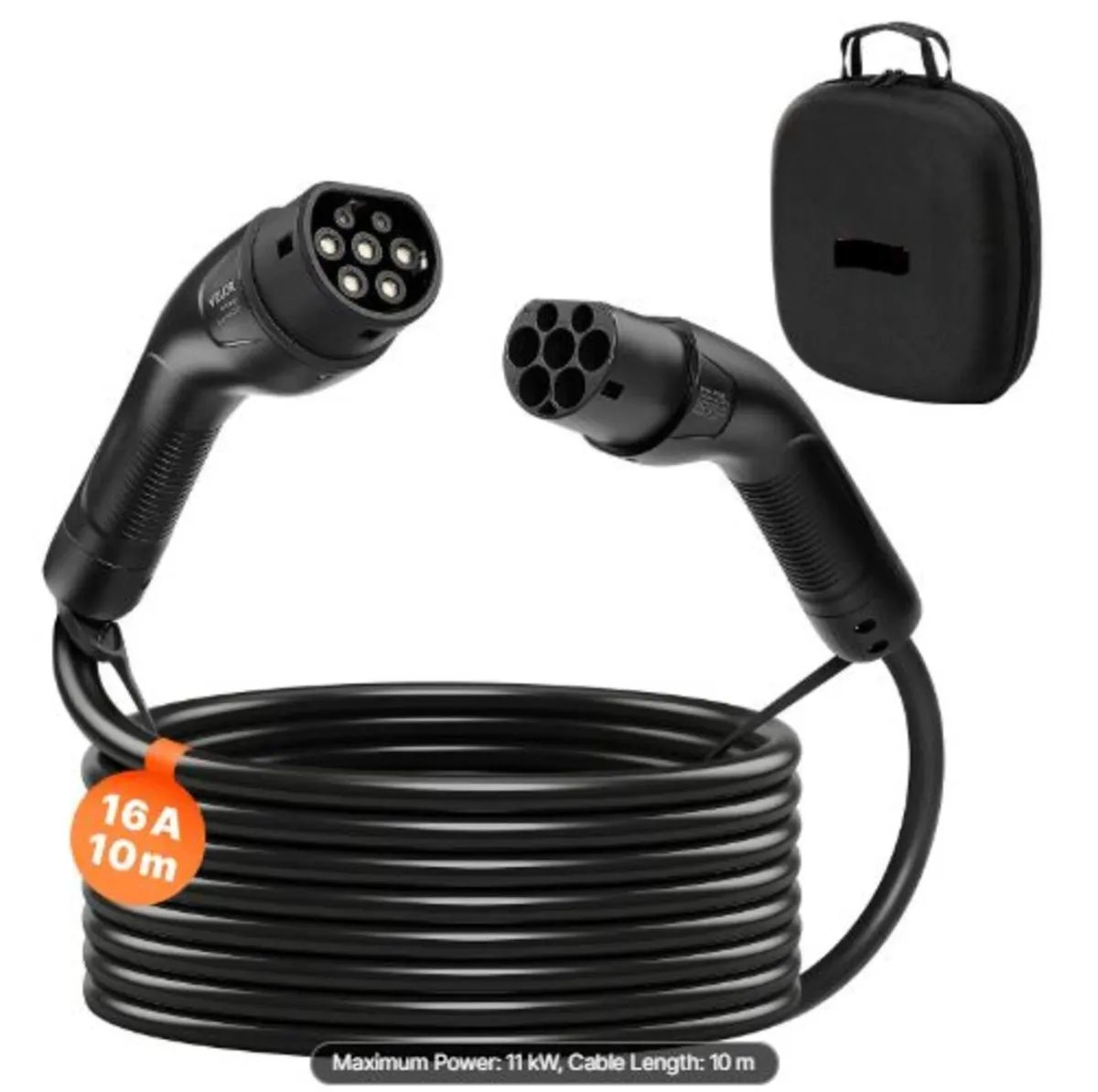 EV Charger Extension Cable, 16Amp 10 m Max 11 kW - Image 1