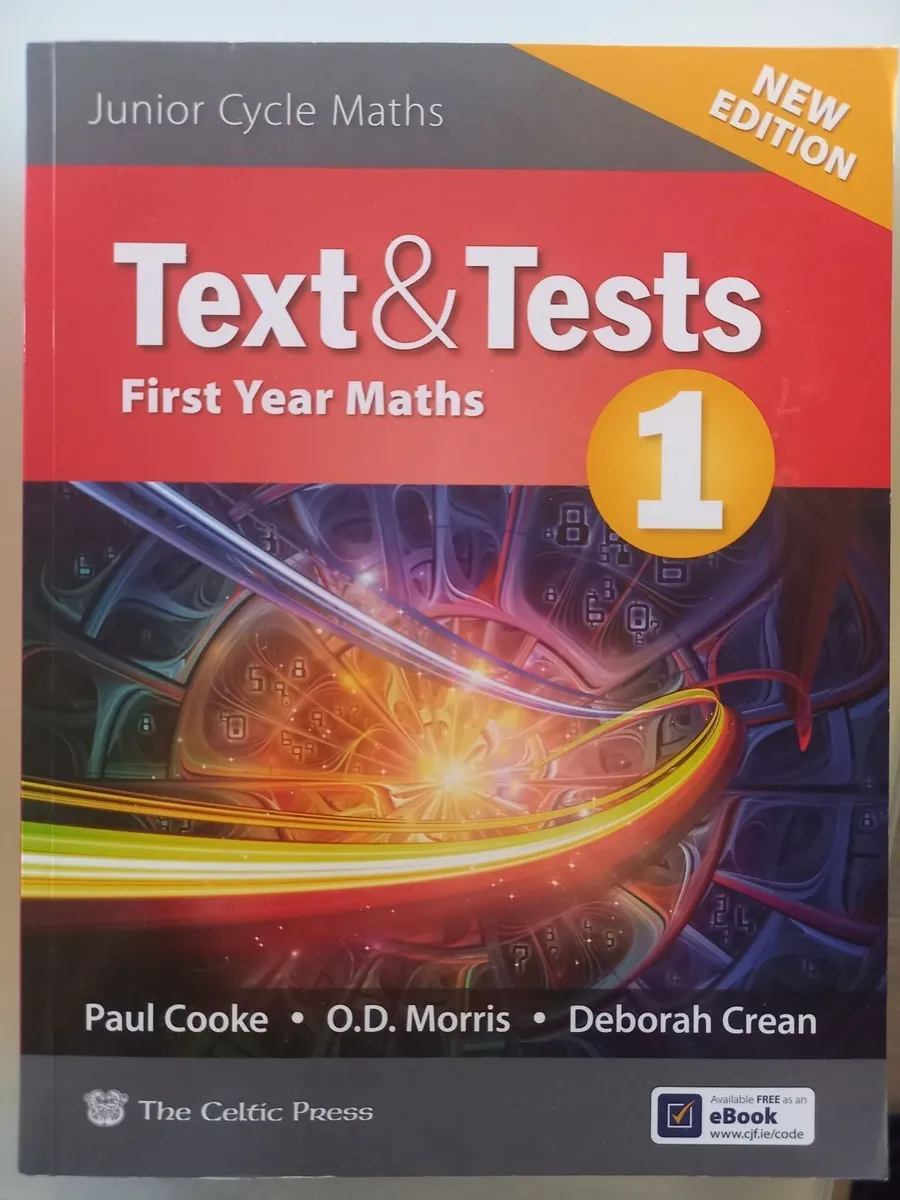 Text and tests 1 junior cycle math book